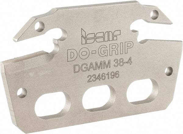 Iscar - Right Hand, 0.157 Inch Insert Width, Indexable Cutoff and Grooving Support Blade - DGAMM38-4 BLADE - Benchmark Tooling