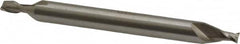 Interstate - 7/64", 5/32" LOC, 3/16" Shank Diam, 2" OAL, 2 Flute, High Speed Steel Square End Mill - Double End, Uncoated, Spiral Flute, 30° Helix, Centercutting, Right Hand Cut, Right Hand Flute - Benchmark Tooling