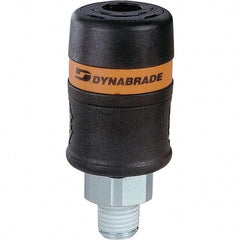 Dynabrade - Male NPT Pneumatic Hose Coupler - 1/4" Body Diam - Benchmark Tooling