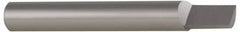 Accupro - 1/2" Shank Diam, 2" OAL, 1/2" Cut Diam, Square Engraving Cutter - 9/16" LOC, 0.5" Tip Diam, 1 Flute, Right Hand Cut, Micrograin Solid Carbide, Uncoated - Benchmark Tooling