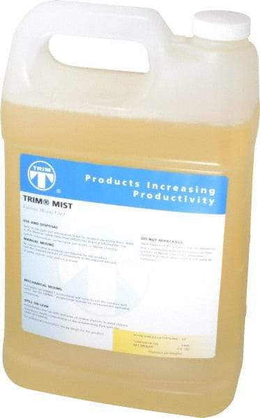 Master Fluid Solutions - Trim Mist, 1 Gal Bottle Cutting & Grinding Fluid - Synthetic, For Milling - Benchmark Tooling