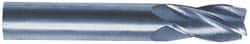 SGS - 11/16", 1-3/8" LOC, 3/4" Shank Diam, 4" OAL, 4 Flute, Solid Carbide Square End Mill - Benchmark Tooling