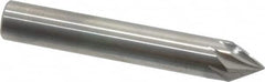 Made in USA - 5/16" Shank Diam, 7 Flute 60° Solid Carbide Countersink - Benchmark Tooling