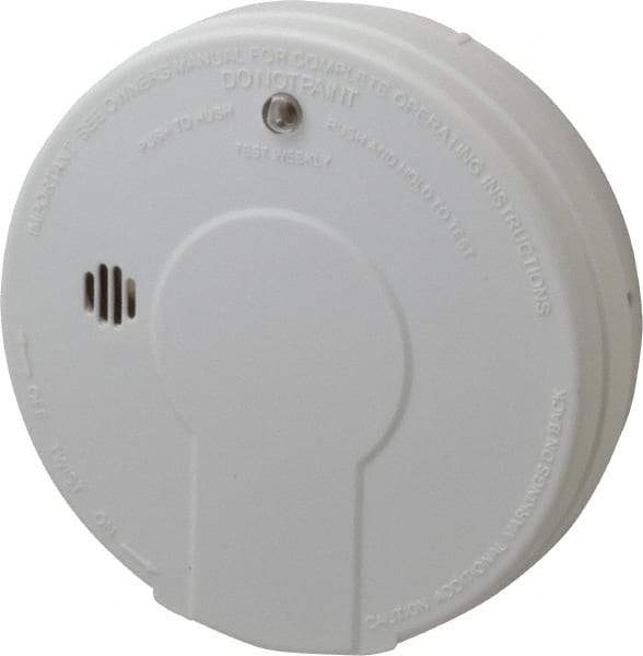 Kidde - 5 Inch Diameter, Smoke Alarm - 85 dB Decibel Rating, 9V Battery Included, Tamper Resistant - Benchmark Tooling