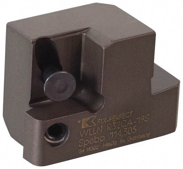 Kennametal - Series Railroad, Left Hand, WLLN Toolholder Compatibility, LNUX Insert Compatibility, Indexable Turning Cartridge - Screw Holding Method, 30mm Max Depth of Cut, 45mm OAL x 22.6mm OAW x 32mm OAH - Benchmark Tooling