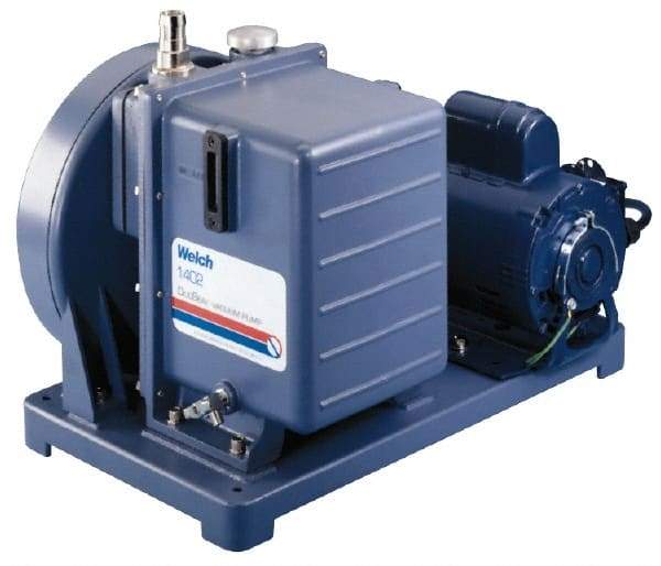 Welch Vacuum - 1 hp Rotary Vane Vaccum Pump - 115 Volts, 10.6 CFM, 20" Long x 14.1" Wide x 15.4" High - Benchmark Tooling