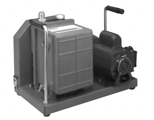 Welch Vacuum - 1 hp Rotary Vane Vaccum Pump - 115/230 Volts, 10.6 CFM, 20" Long x 14.1" Wide x 15.4" High - Benchmark Tooling