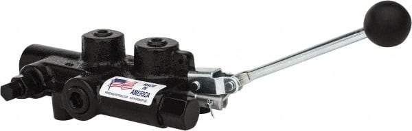 Prince - 25 GPM 3/4 Inlet Cast Iron Hydraulic Control Valve - 5-1/8" Wide x 12-1/2" Long - Benchmark Tooling