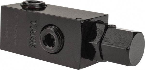 Prince - 16 GPM 1/2 Inlet Cast Iron Hydraulic Control Valve - 1-1/2" Wide x 4.557" Long - Benchmark Tooling