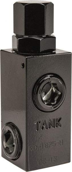 Prince - 20 GPM 3/4 Inlet Cast Iron Hydraulic Control Valve - 1-1/2" Wide x 4.557" Long - Benchmark Tooling