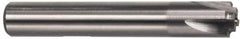 Interstate - 21/64" Radius, 1-1/8" Mill Diam, 4 Flute High Speed Steel Corner Rounding End Mill - Single End, Uncoated, 3-1/4" OAL, 3/4" Shank Diam - Benchmark Tooling