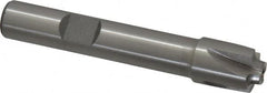 Interstate - 1/16" Radius, 7/16" Mill Diam, 4 Flute High Speed Steel Corner Rounding End Mill - Single End, Uncoated, 2-1/2" OAL, 3/8" Shank Diam - Benchmark Tooling