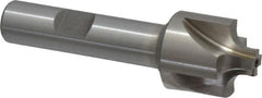 Interstate - 3/16" Radius, 7/8" Mill Diam, 4 Flute High Speed Steel Corner Rounding End Mill - Single End, Uncoated, 3" OAL, 1/2" Shank Diam - Benchmark Tooling