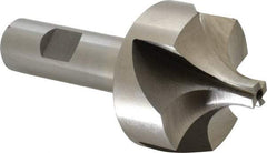Interstate - 5/8" Radius, 1-15/16" Mill Diam, 4 Flute High Speed Steel Corner Rounding End Mill - Single End, Uncoated, 4" OAL, 3/4" Shank Diam - Benchmark Tooling