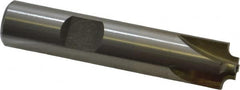 Interstate - 3/32" Radius, 1/2" Mill Diam, 4 Flute High Speed Steel Corner Rounding End Mill - Single End, Uncoated, 2-1/2" OAL, 1/2" Shank Diam - Benchmark Tooling