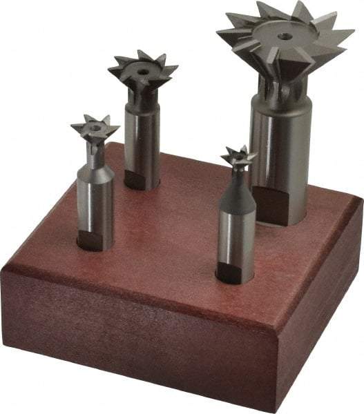 Value Collection - Dovetail Cutter Sets Included Angle: 45 Minimum Cutting Diameter (Inch): 3/8 - Benchmark Tooling