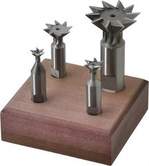 Value Collection - Dovetail Cutter Sets Included Angle: 45 Minimum Cutting Diameter (Inch): 3/8 - Benchmark Tooling