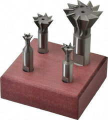 Value Collection - Dovetail Cutter Sets Included Angle: 60 Minimum Cutting Diameter (Inch): 3/8 - Benchmark Tooling