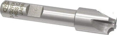 Interstate - 3/32" Radius, 1/2" Mill Diam, 4 Flute Cobalt Corner Rounding End Mill - Single End, Uncoated, 2-1/2" OAL, 3/8" Shank Diam - Benchmark Tooling