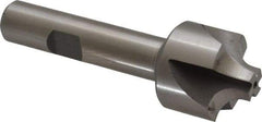 Interstate - 1/4" Radius, 1" Mill Diam, 4 Flute Cobalt Corner Rounding End Mill - Single End, Uncoated, 3-1/8" OAL, 1/2" Shank Diam - Benchmark Tooling
