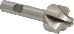Interstate - 5/16" Radius, 1-1/8" Mill Diam, 4 Flute Cobalt Corner Rounding End Mill - Single End, Uncoated, 3-1/4" OAL, 1/2" Shank Diam - Benchmark Tooling