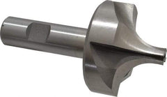 Interstate - 3/4" Radius, 2-1/4" Mill Diam, 4 Flute Cobalt Corner Rounding End Mill - Single End, Uncoated, 4-1/8" OAL, 3/4" Shank Diam - Benchmark Tooling