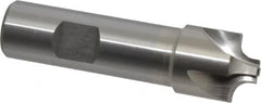 Interstate - 7/32" Radius, 7/8" Mill Diam, 4 Flute Cobalt Corner Rounding End Mill - Single End, Uncoated, 3-1/4" OAL, 3/4" Shank Diam - Benchmark Tooling
