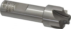 Interstate - 1/4" Radius, 1" Mill Diam, 4 Flute Cobalt Corner Rounding End Mill - Single End, Uncoated, 3-1/4" OAL, 3/4" Shank Diam - Benchmark Tooling