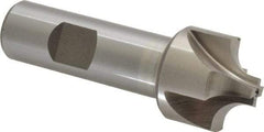 Interstate - 5/16" Radius, 1-1/8" Mill Diam, 4 Flute Cobalt Corner Rounding End Mill - Single End, Uncoated, 3-1/4" OAL, 3/4" Shank Diam - Benchmark Tooling