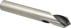 Interstate - 3/4" Body Diam, 90°, 5" OAL, High Speed Steel Spotting Drill - Benchmark Tooling