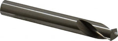 Interstate - 1/2" Body Diam, 120°, 3-3/4" OAL, High Speed Steel Spotting Drill - Benchmark Tooling