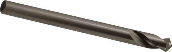 Interstate - 1/2" Body Diam, 120°, 6" OAL, High Speed Steel Spotting Drill - Benchmark Tooling