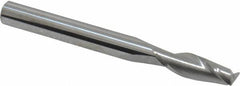 SGS - 1/4", 2 Flute, Single End, Solid Carbide, 0.02" Corner Radius End Mill - 2-1/2" OAL, 30° Helix, Right Hand Flute, 3/4" LOC, Right Hand Cut - Benchmark Tooling