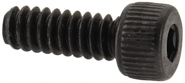 Value Collection - #6-32 UNC Hex Socket Drive, Socket Cap Screw - Alloy Steel, Black Oxide Finish, Fully Threaded, 3/8" Length Under Head - Benchmark Tooling