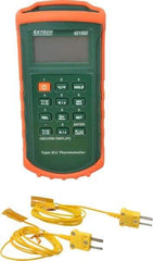 Extech - -328 to 2,498°F Dual Input Digital Thermometer - Digital Display - Benchmark Tooling