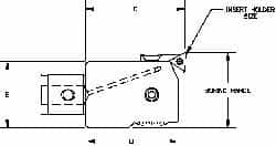 Parlec - 3.35" Body Diam, Manual Single Cutter Boring Head - 151.13mm to 210.06mm Bore Diam - Exact Industrial Supply