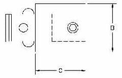 Parlec - PC2 Inside, PC2 Outside Modular Connection, Boring Head Shank Extension - 1.18 Inch Projection, 0.94 Inch Nose Diameter - Exact Industrial Supply