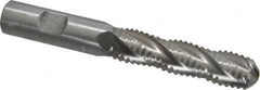 Interstate - 5/8" Diam, Coarse Pitch, 2-1/2" LOC, 4 Flute Cobalt Roughing Ball End Mill - Uncoated, 4-5/8" OAL, 5/8" Shank Diam, Single End - Benchmark Tooling