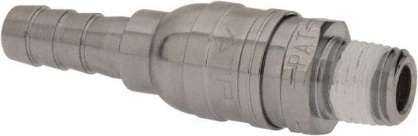 Value Collection - 1/4 Male NPT Pneumatic Hose Swivel Fitting - Steel, Nickel Plated - Benchmark Tooling