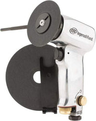 Ingersoll-Rand - 3 to 5" Disc, 18,000 RPM, Pneumatic Handheld Disc Sander - 24.99 CFM, 1/4 NPT Inlet, 0.45 hp - Benchmark Tooling