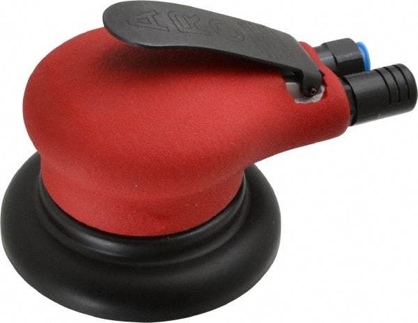 Ingersoll-Rand - 10,000 OPM, 18.5 CFM Air Consumption, Palm Air Orbital Sander - Round Pad, 1/4 NPT Inlet - Benchmark Tooling