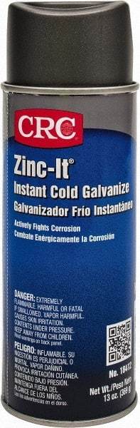 CRC - 16 oz Zinc Cold Galvanizing Compound - Comes in Aerosol - Benchmark Tooling