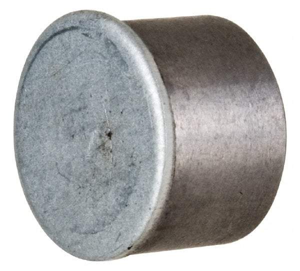 Mag-Mate - 10-32 Thread, 3/4" Diam, 1/2" High, 22 Lb Average Pull Force, Neodymium Rare Earth Pot Magnet - 0.15" Deep Tapped Hole, Steel Pot, Uninsulated - Benchmark Tooling