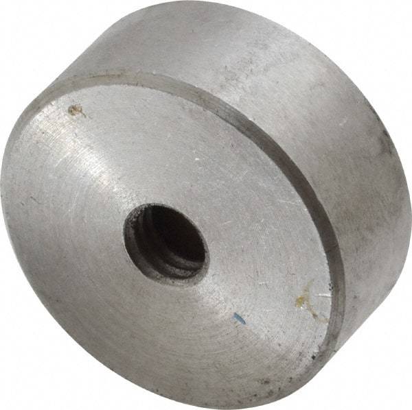 Mag-Mate - 5/16-18 Thread, 1-1/4" Diam, 1/2" High, 68 Lb Average Pull Force, Neodymium Rare Earth Pot Magnet - 0.15" Deep Tapped Hole, Steel Pot, Uninsulated - Benchmark Tooling