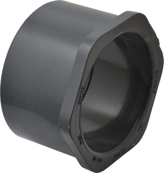 Value Collection - 3 x 2-1/2" PVC Plastic Pipe Reducer Bushing - Schedule 80, Spig x Soc End Connections - Benchmark Tooling