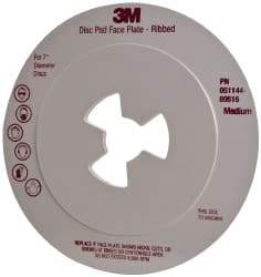 3M - Abrasive Disc Face Plate - 8,500 RPM - Benchmark Tooling