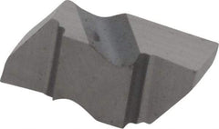 Kennametal - 2125NG Grade K68, 3.18mm Cutting Width Carbide Grooving Insert - 2.79mm Max Depth of Cut, Right Hand, 0.19mm Corner Radius, Uncoated - Benchmark Tooling