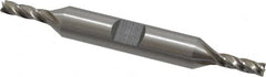 Interstate - 5/32", 7/16" LOC, 3/8" Shank Diam, 3-1/8" OAL, 4 Flute, Cobalt Square End Mill - Double End, Uncoated, Spiral Flute, Centercutting, Right Hand Cut, Right Hand Flute - Benchmark Tooling