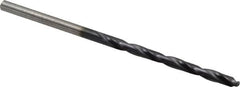 Chicago-Latrobe - #31 135° High Speed Steel Jobber Drill - TiAlN Finish, Right Hand Cut, Spiral Flute, Straight Shank, 2-3/4" OAL, Split Point - Benchmark Tooling