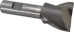 Interstate - 1-5/8", 1-5/8" LOC, 3/4" Shank Diam, 4-1/8" OAL, 2 Flute, Cobalt Square End Mill - Single End, Uncoated, Spiral Flute, Centercutting, Right Hand Cut, Right Hand Flute - Benchmark Tooling
